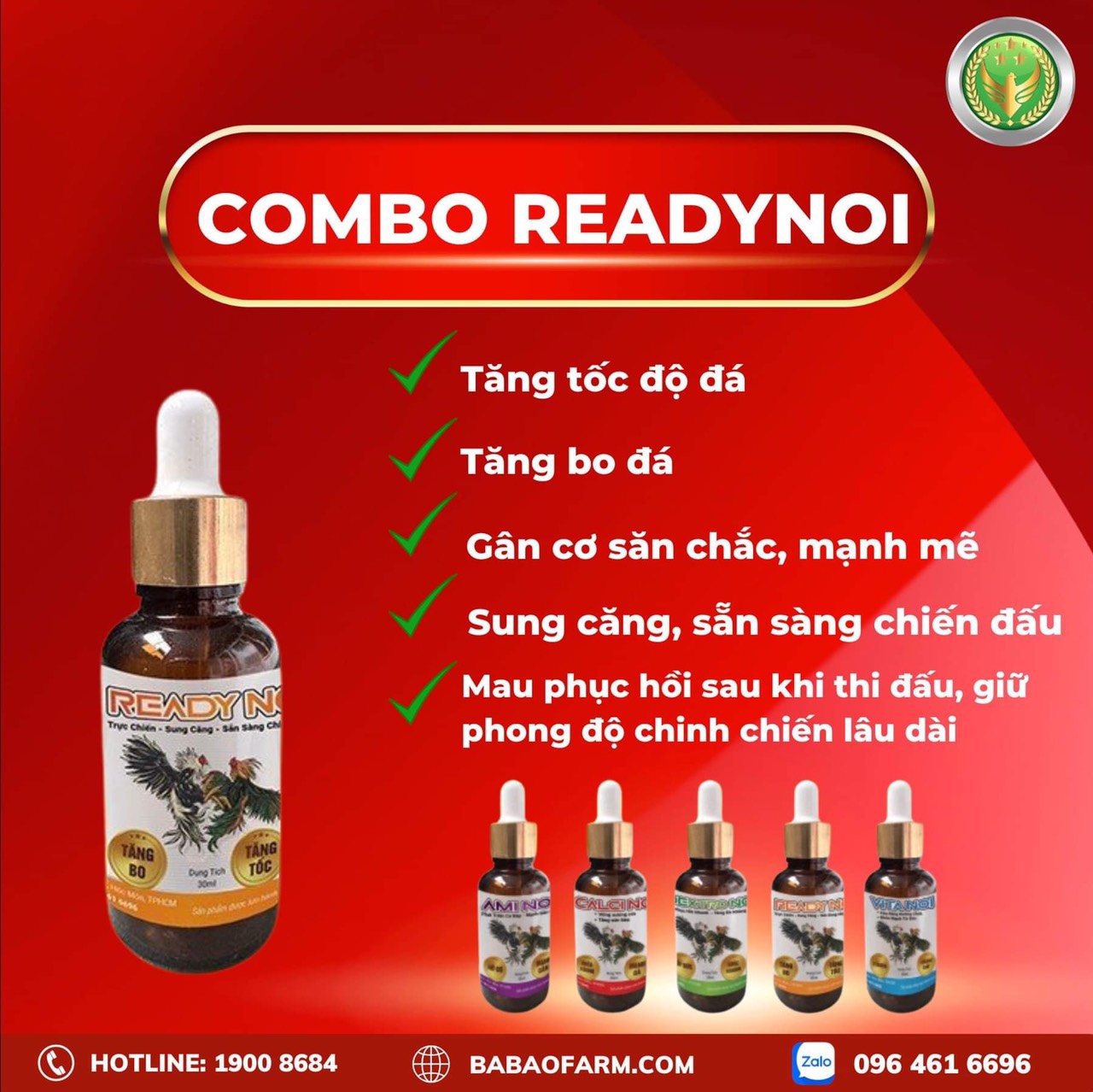 TĂNG CƯỜNG SỨC MẠNH CỦA CÁC CHIẾN BINH BẰNG COMBO READY TO FIGHTOINOI CỦA BA BẢO FARM