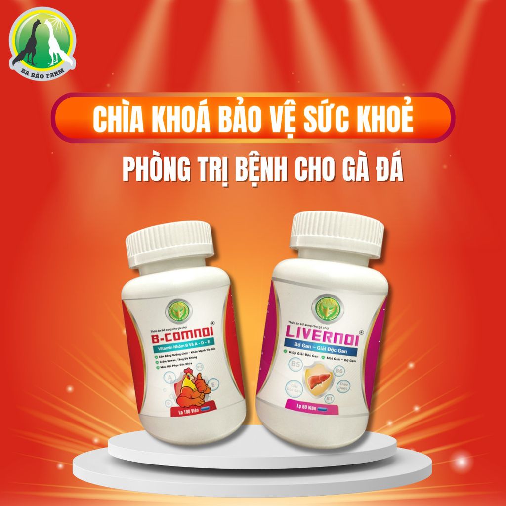 CHÌA KHOÁ BẢO VỆ SỨC KHOẺ VÀ PHÒNG TRỊ BỆNH CHO GÀ ĐÁ