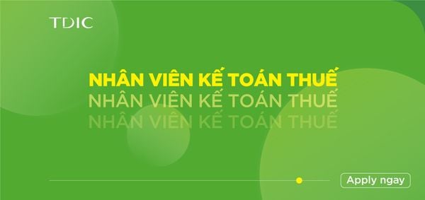 NHÂN VIÊN KẾ TOÁN THUẾ