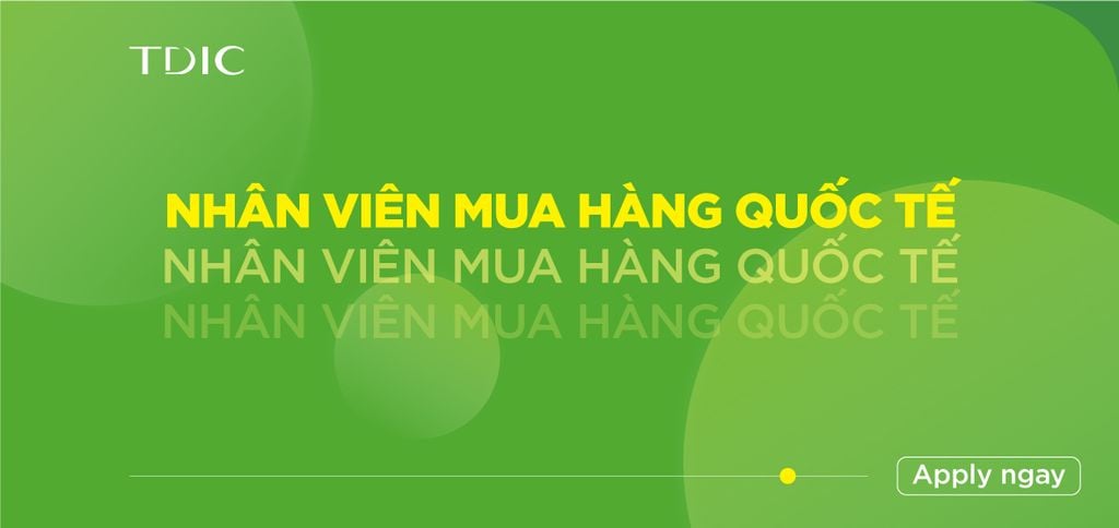 NHÂN VIÊN MUA HÀNG QUỐC TẾ