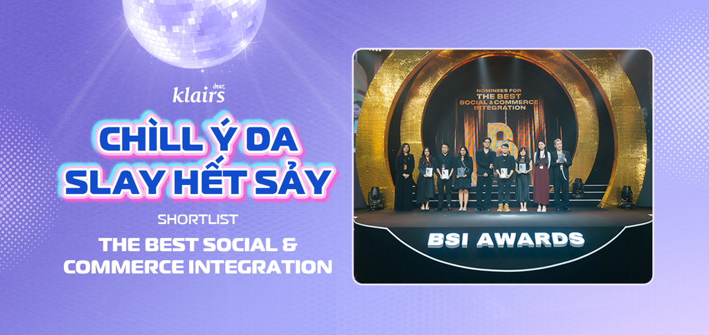 DEAR, KLAIRS HONORED TO BE SHORTLISTED FOR THE BSI AWARDS 2024