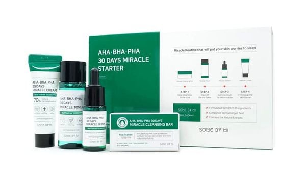Review bộ trị mụn Some By Mi AHA- BHA-PHA 30 Days Miracle Set