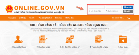 Quy Trình Đăng Ký Tài Khoản Website Bộ Công Thương?