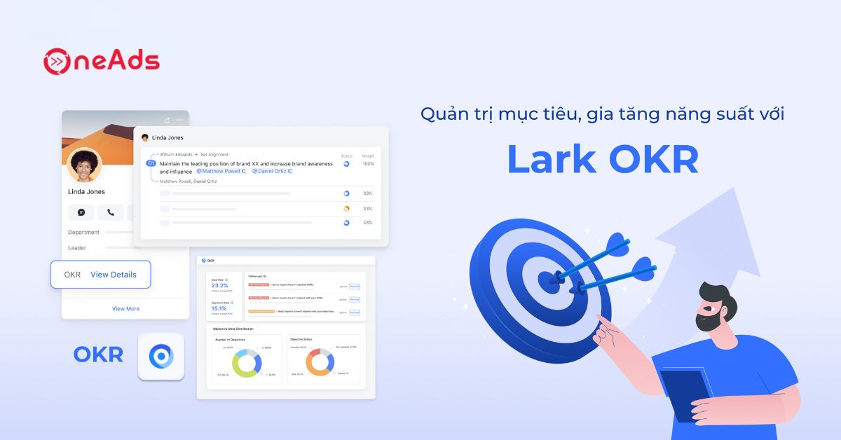 Phần mềm quản lý OKR cho nhân sự trên Larksuite