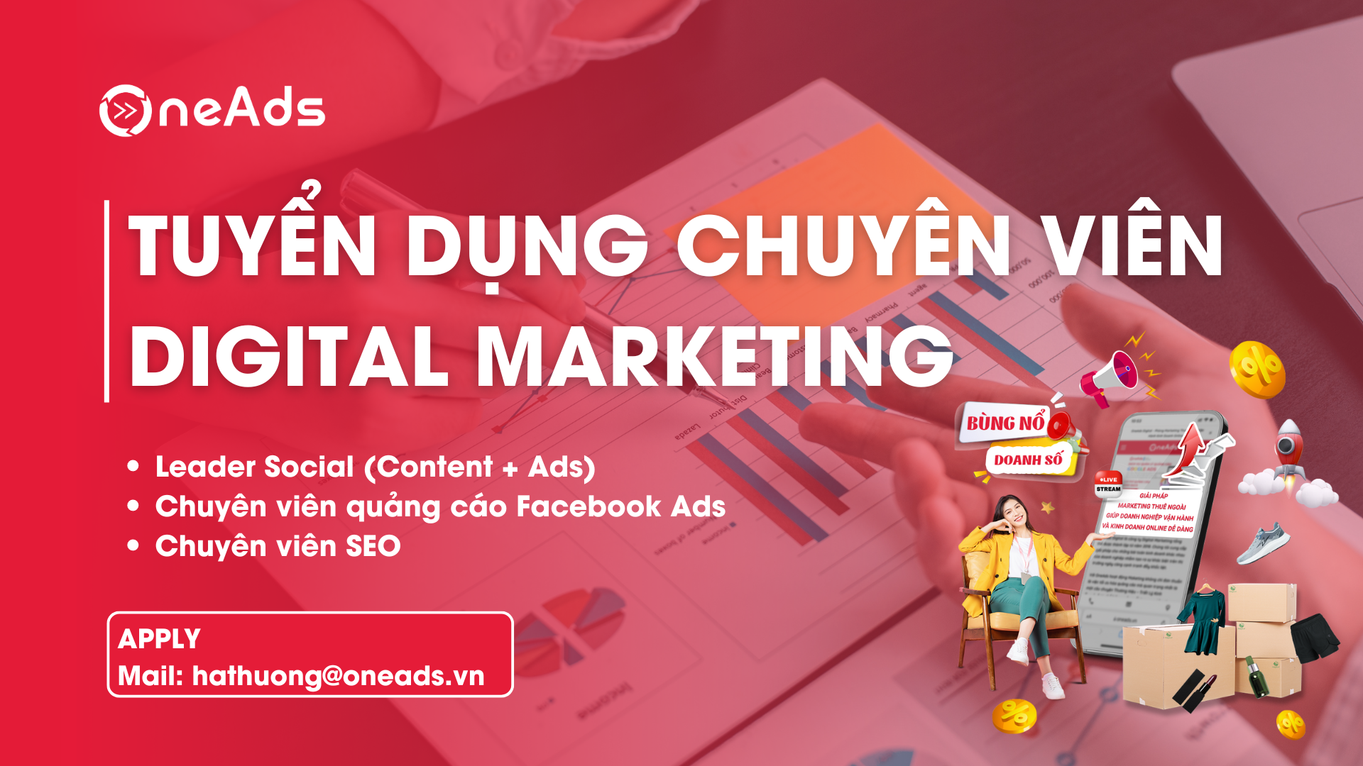 Tuyển Dụng Chuyên Viên Digital Marketing [Social/Facebook Ads/SEO][Phú Nhuận][Hồ Chí Minh]