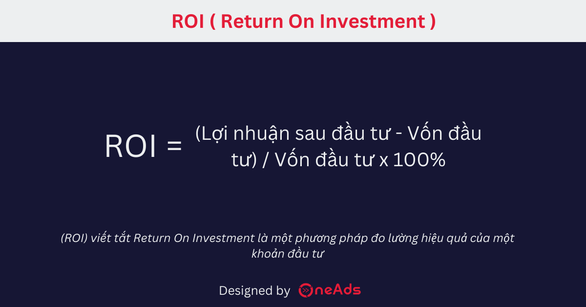 ROI Là Gì? Phân Tích, Đánh Giá Lợi Nhuận Trên Đầu Tư