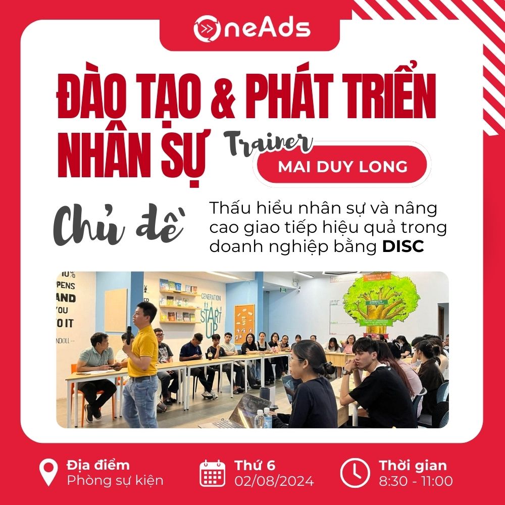 BUỔI ĐÀO TẠO VÀ PHÁT TRIỂN NHÂN SỰ - Chủ đề: MÔ HÌNH DISC