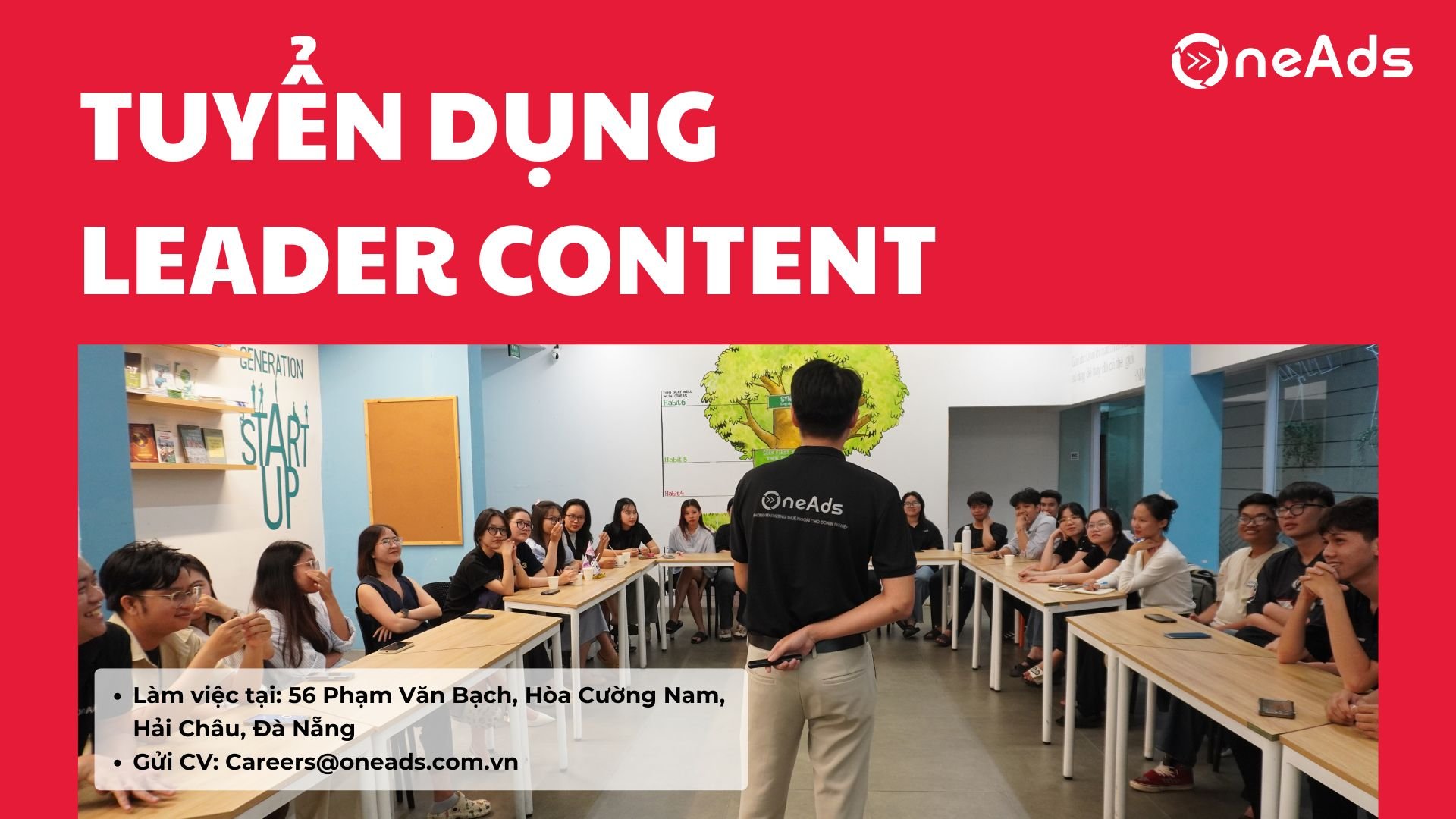 Tuyển Dụng Leader Content (Trưởng Nhóm Content) [Đà Nẵng]