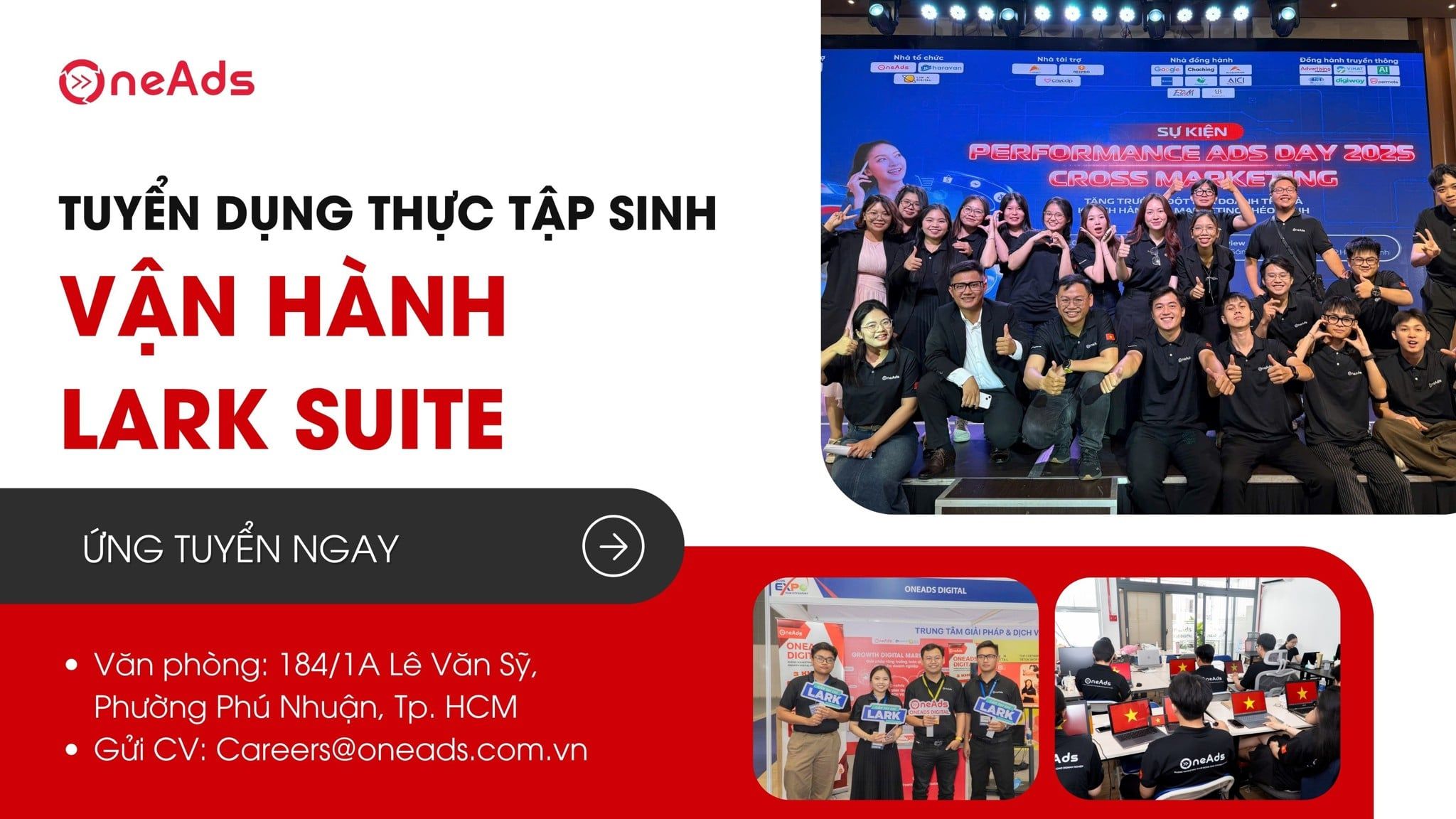 Tuyển Dụng Intern Vận Hành Lark Suite [Phú Nhuận][Hồ Chí Minh]