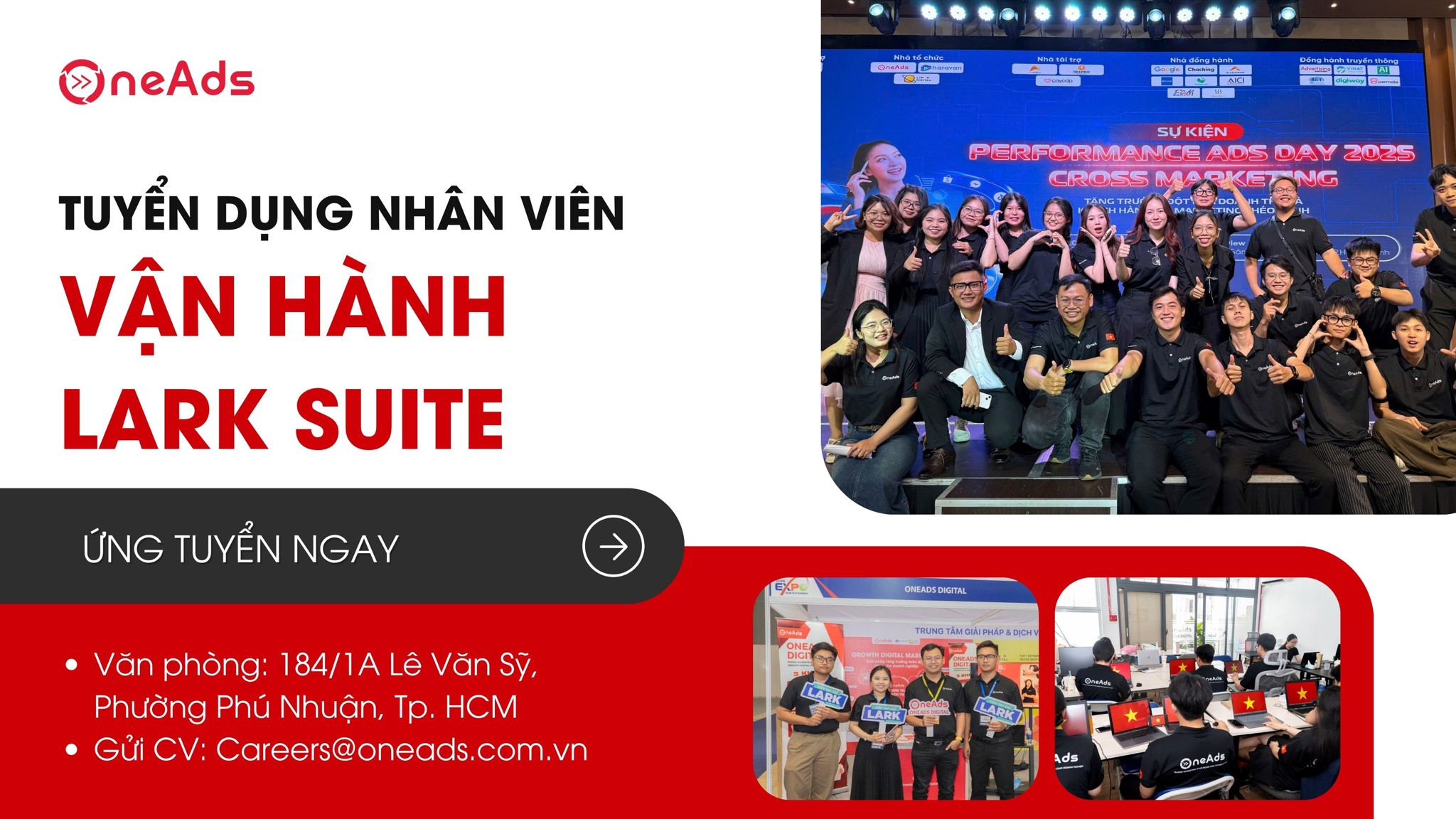 Tuyển Dụng Nhân Viên Vận Hành Lark Suite [Phú Nhuận][Hồ Chí Minh]