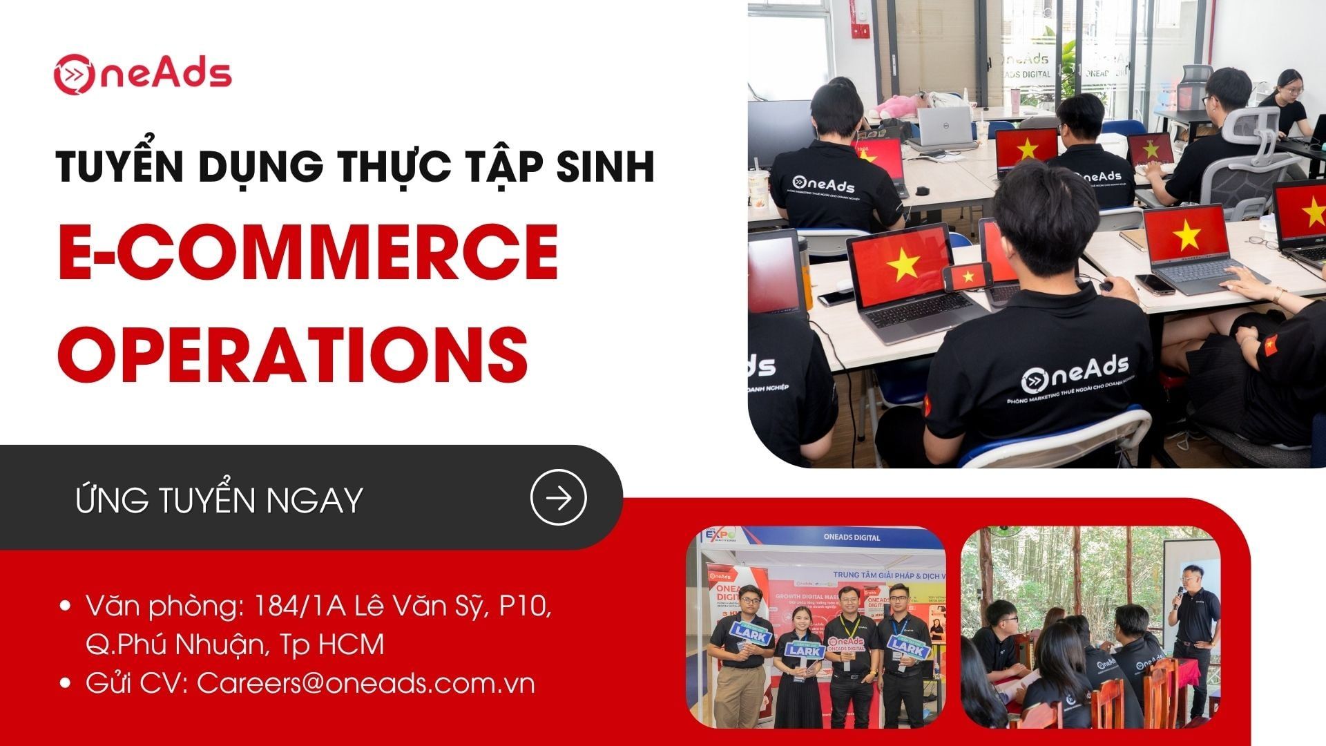 Tuyển Dụng Thực Tập Sinh E-Commerce Operations [Phú Nhuận][Hồ Chí Minh]