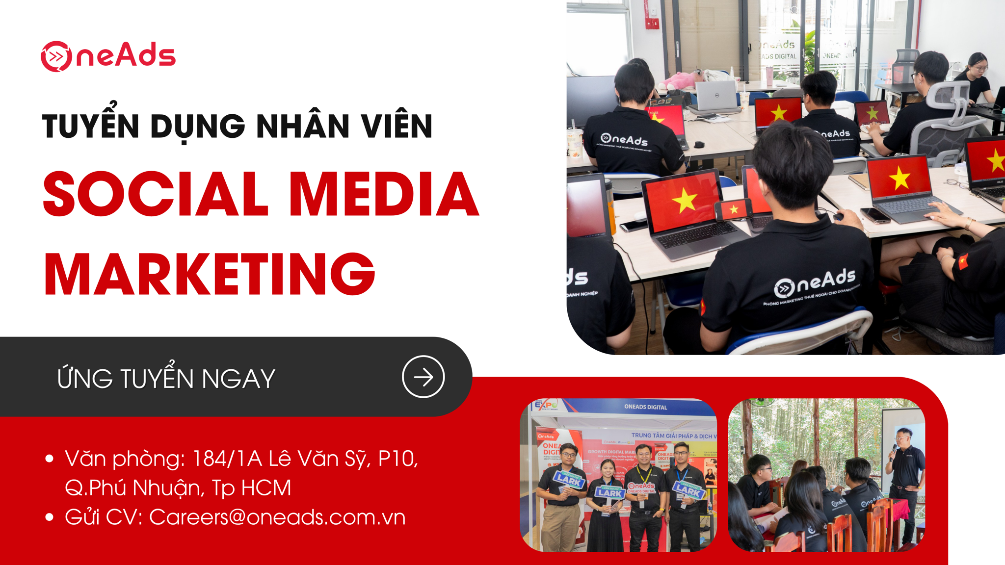 Tuyển Dụng Nhân Viên Social Media Marketing [Phú Nhuận][Hồ Chí Minh]