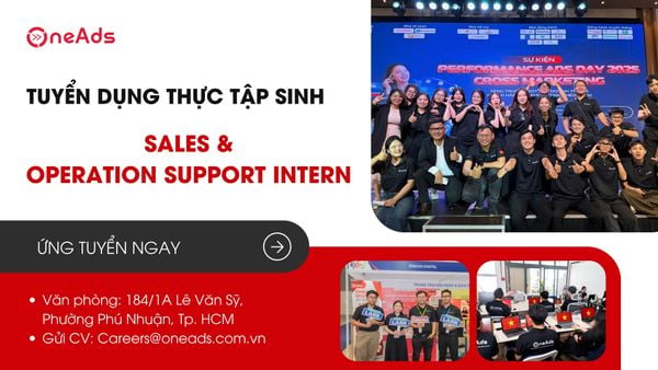 Tuyển Dụng Nhân Viên Sale & Operation [Hồ Chí Minh]