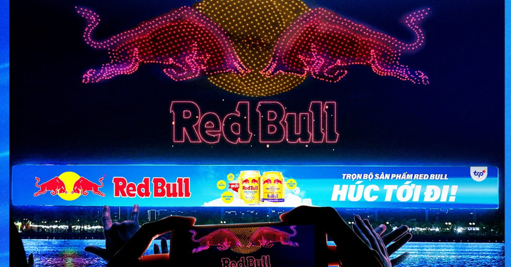 Ví dụ về Digital Marketing - Top các chiến dịch nổi bật trong năm 2024 - Redbull trong chiến dịch 