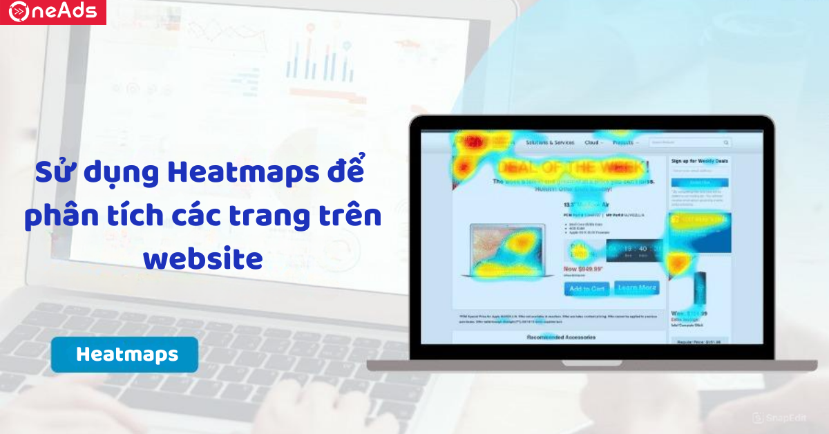 Sử dụng Heatmaps để  phân tích các trang trên website