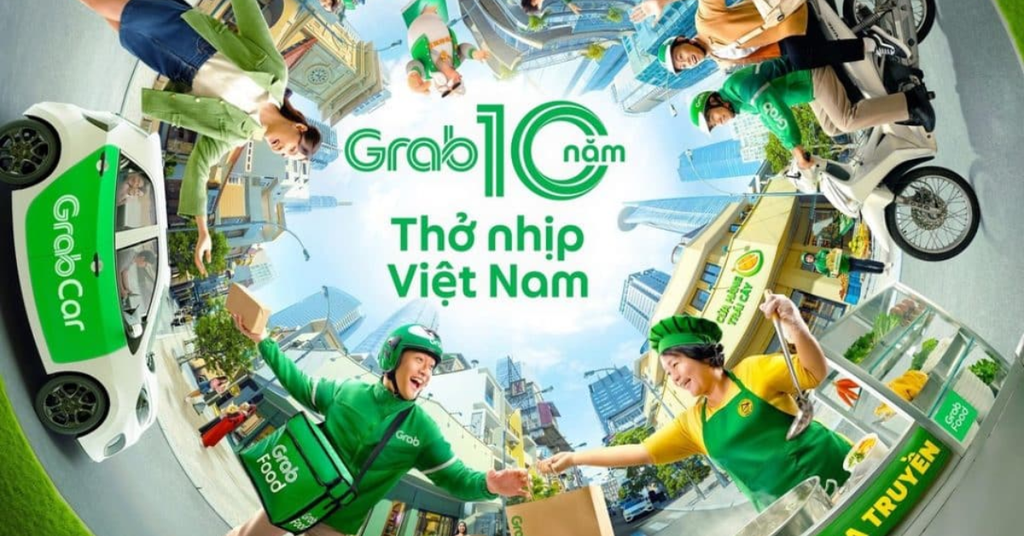 Ví dụ về Digital Marketing - Top các chiến dịch nổi bật trong năm 2024 - chiến dịch Grab 10 năm - Thở nhịp Việt Nam