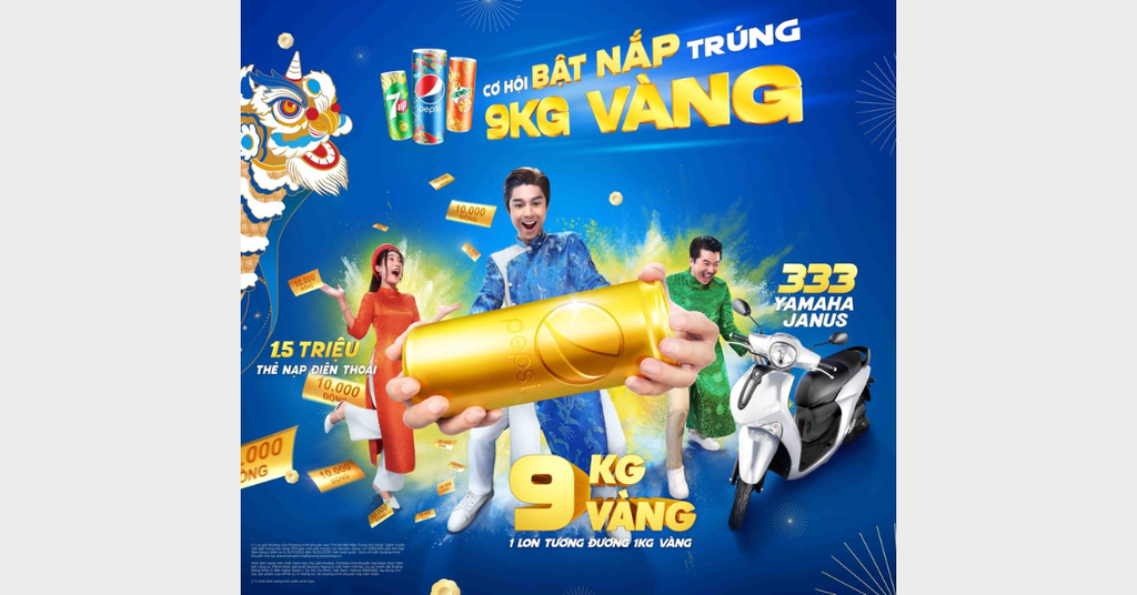 Promotion Campaign là gì Cách triển khai hiệu quả nhất - Pepsi – Bật nắp trúng quà Tết