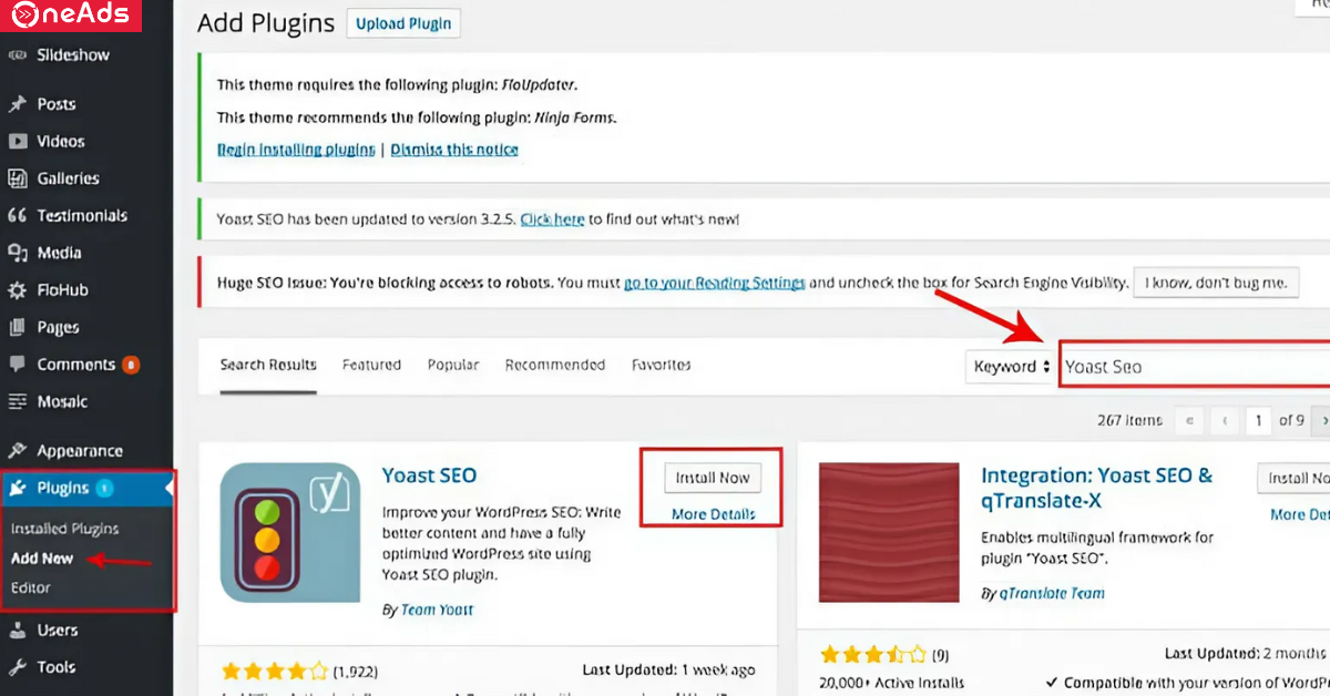 Tạo thẻ Canonical nhanh chóng với Yoast SEO trên WordPress