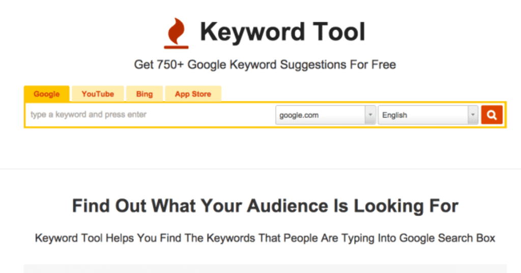 Các công cụ lên ý tưởng Content hay cho người làm nội dung - Keyword Tool