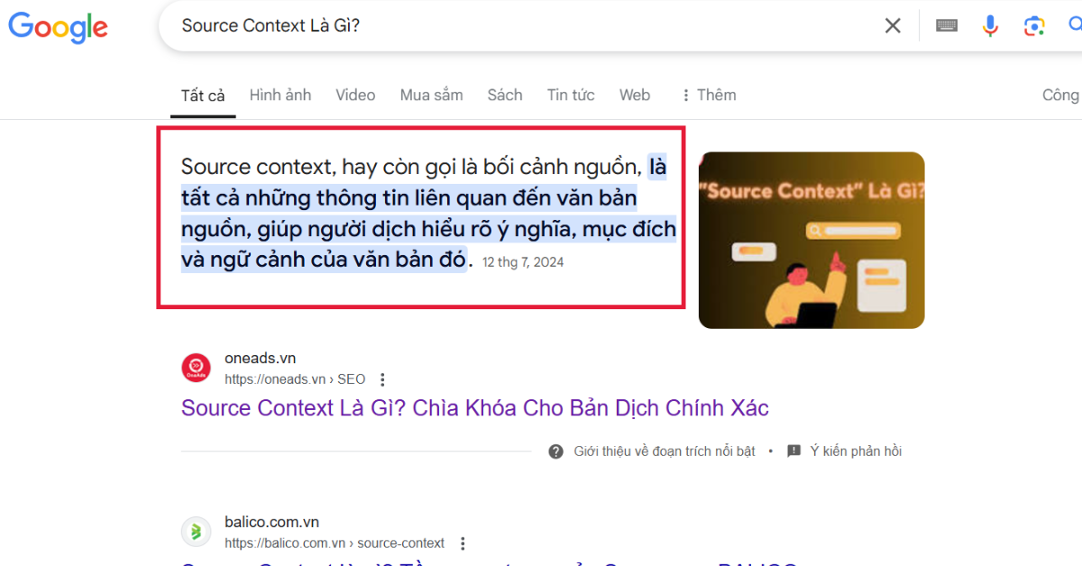 Đoạn văn bản (Paragraph Snippet)