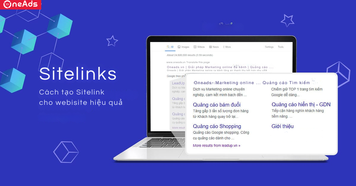 _Cách tạo Sitelink  cho webisite hiệu quả