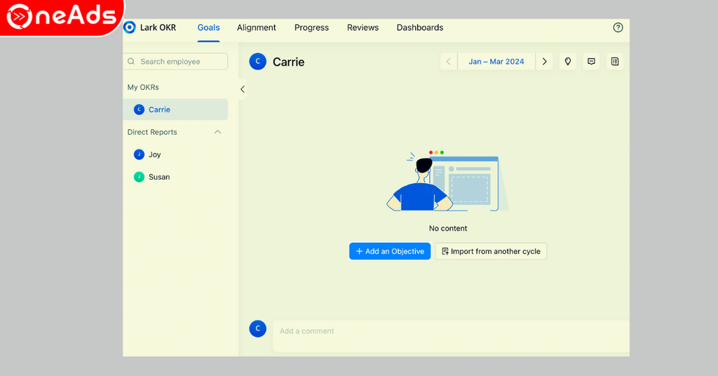 Hướng dẫn sử dụng OKR Larksuite