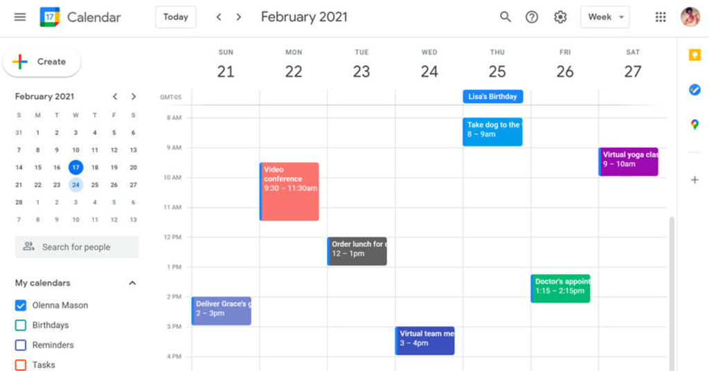 Các công cụ lên ý tưởng Content hay cho người làm nội dung - Google Calendar