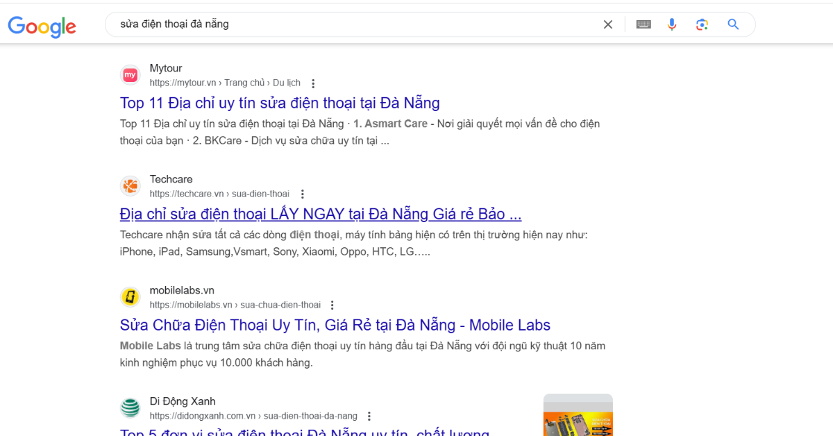 Tạo nội dung tối ưu từ khóa địa phương trên website