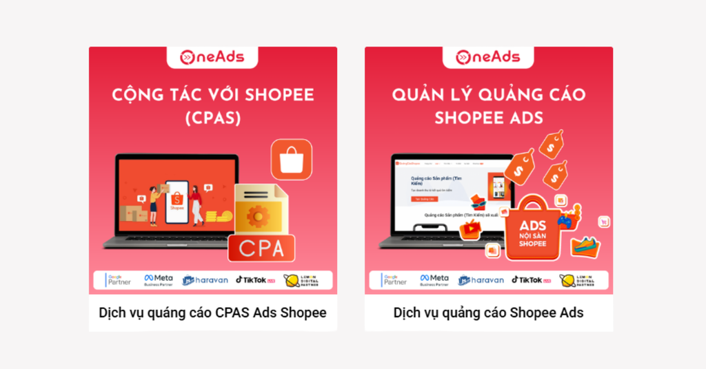 Top 7 đơn vị Ecommerce Agencies hỗ trợ hoanh nghiệp tăng trưởng - Một số dịch vụ OneAds