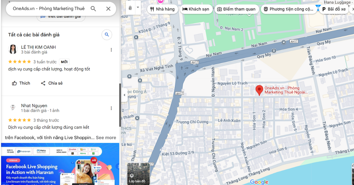 Thu hút đánh giá từ khách hàng