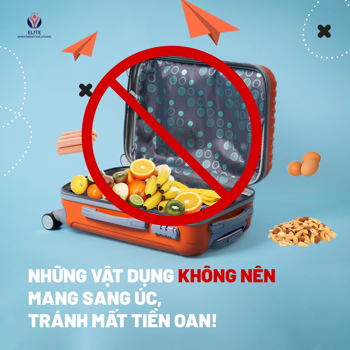 Hành trang đến Úc: Không nên mang gì