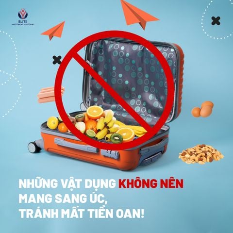 Hành trang đến Úc: Không nên mang gì
