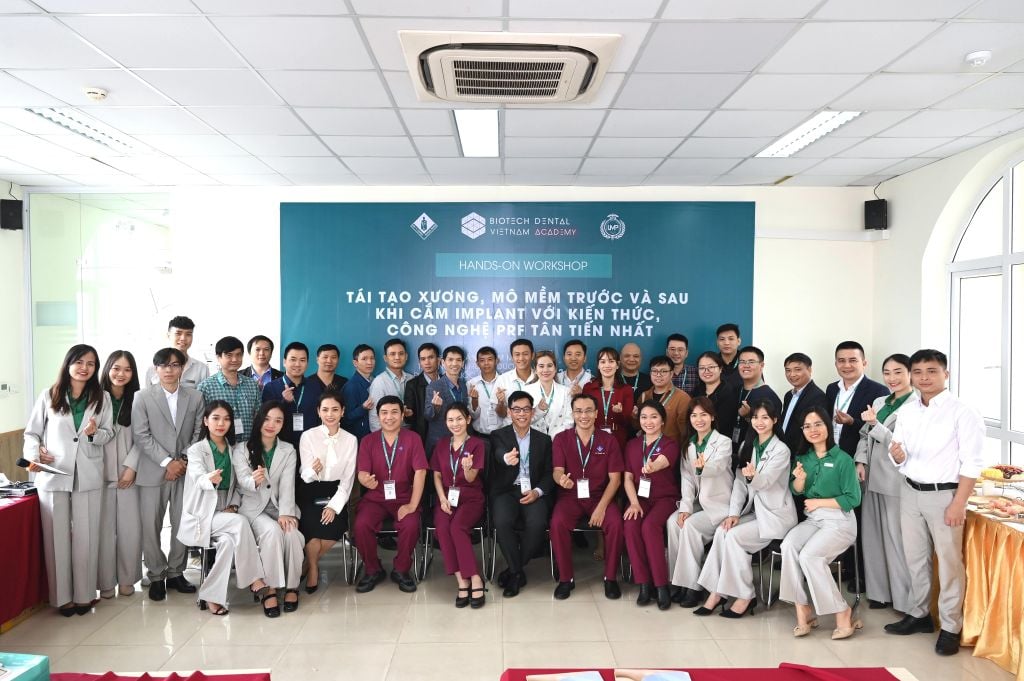 Những khoảnh khắc đáng nhớ tại Hands-on Workshop: Tái tạo xương và mô mềm trước và sau khi cắm implant, sử dụng kiến thức công nghệ PRF tiên tiến nhất