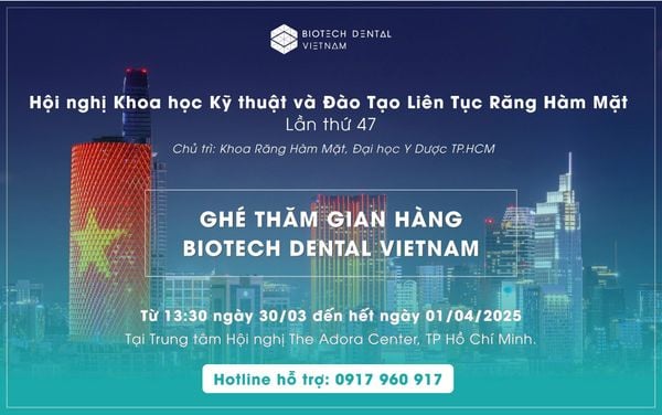 Ghé thăm gian hàng của Biotech Dental Vietnam tại Hội nghị tháng 4 Đại học Y Dược TPHCM