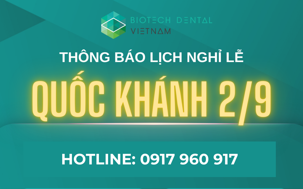 THÔNG BÁO LỊCH NGHỈ LỄ QUỐC KHÁNH 2/9