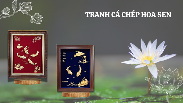 Tranh Cá Chép Hoa Sen Và Ý Nghĩa Phong Thủy