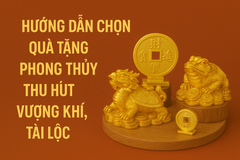 Hướng dẫn chọn quà tặng phong thủy thu hút vượng khí, tài lộc