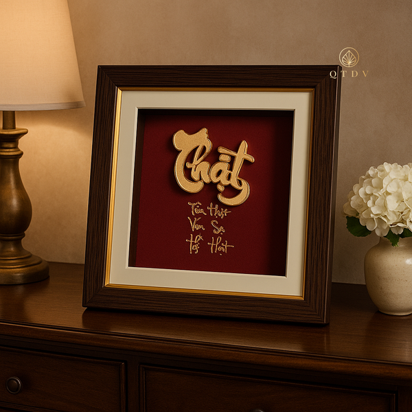 chữ thành dát vàng