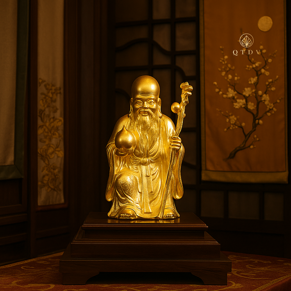 tượng ông thọ dát vàng