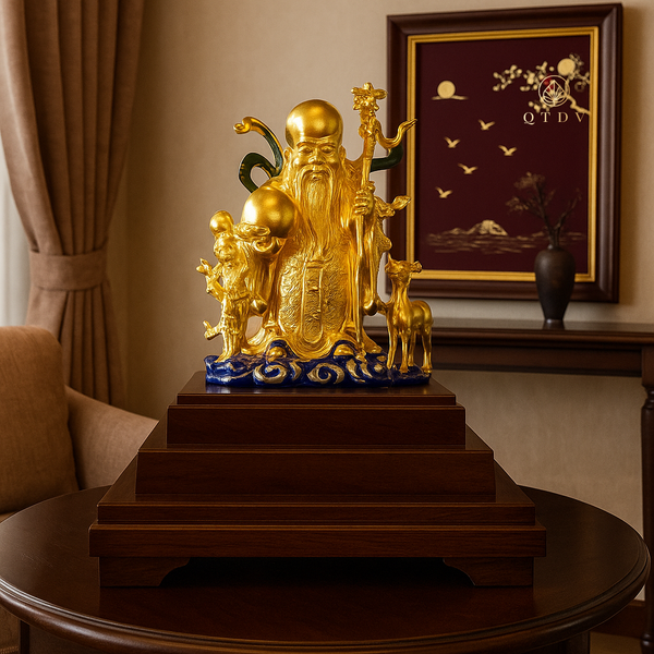 tượng ông thọ dát vàng