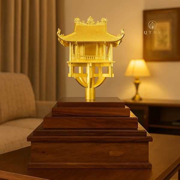tượng chùa một cột dát vàng