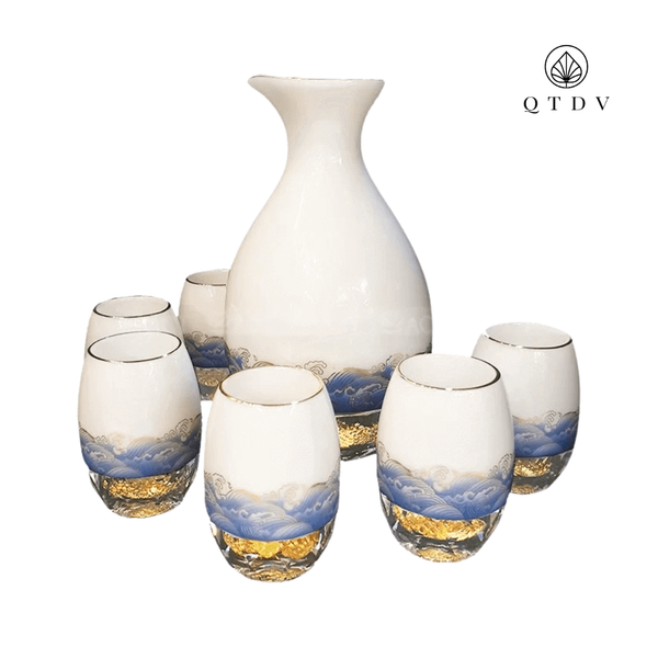 bộ ly dát vàng