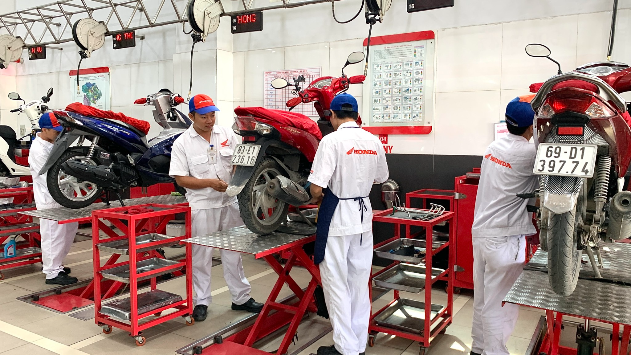 Địa điểm sửa chữa xe máy Honda uy tín tại Bình Tân