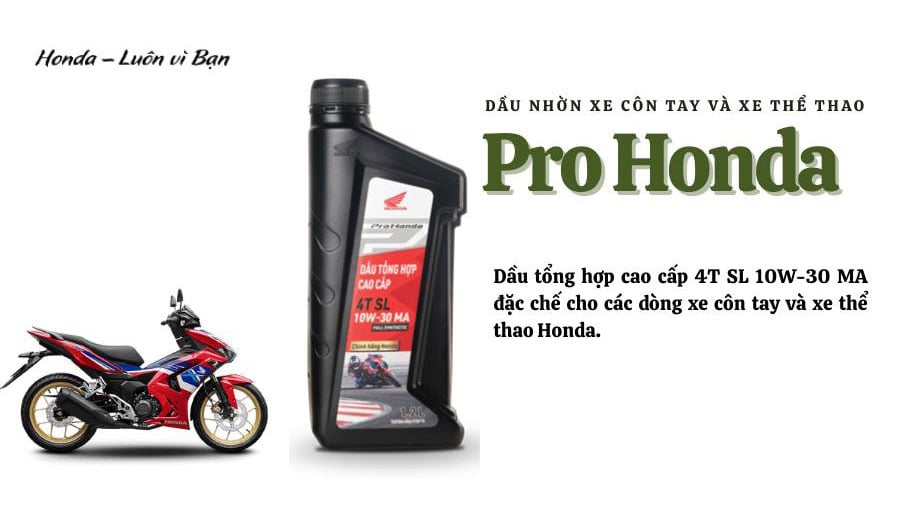 Dầu Nhớt Pro Honda: 