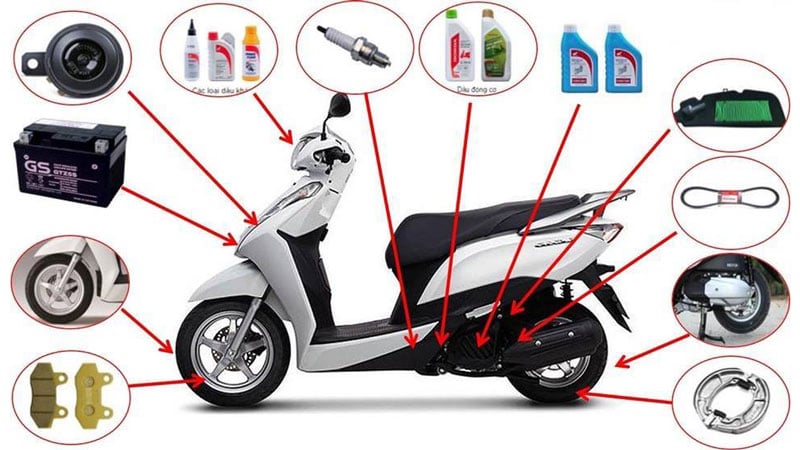 Cẩm Nang Bảo Dưỡng: Phụ Tùng Hao Mòn Tự Nhiên Xe Honda Nào Cần Thay Định Kỳ?