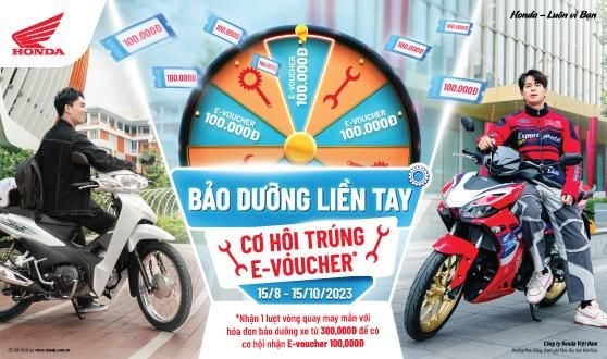 BẢO DƯỠNG LIỀN TAY – CƠ HỘI TRÚNG E-VOUCHER