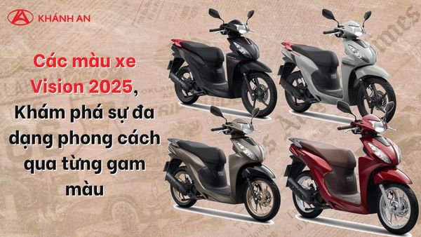 Các màu xe Honda Vision 2025, Khám phá sự đa dạng phong cách qua từng gam màu
