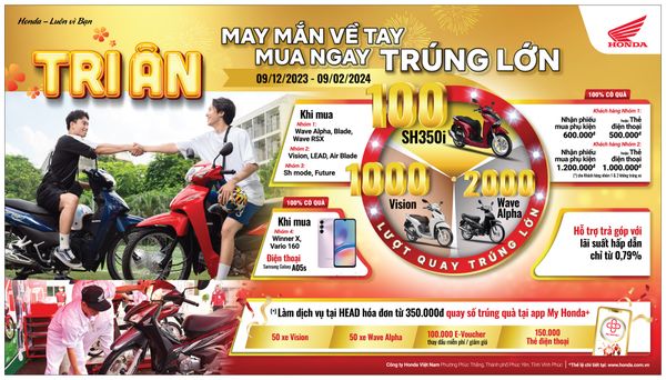 MAY MẮN VỀ TAY MUA NGAY TRÚNG LỚN