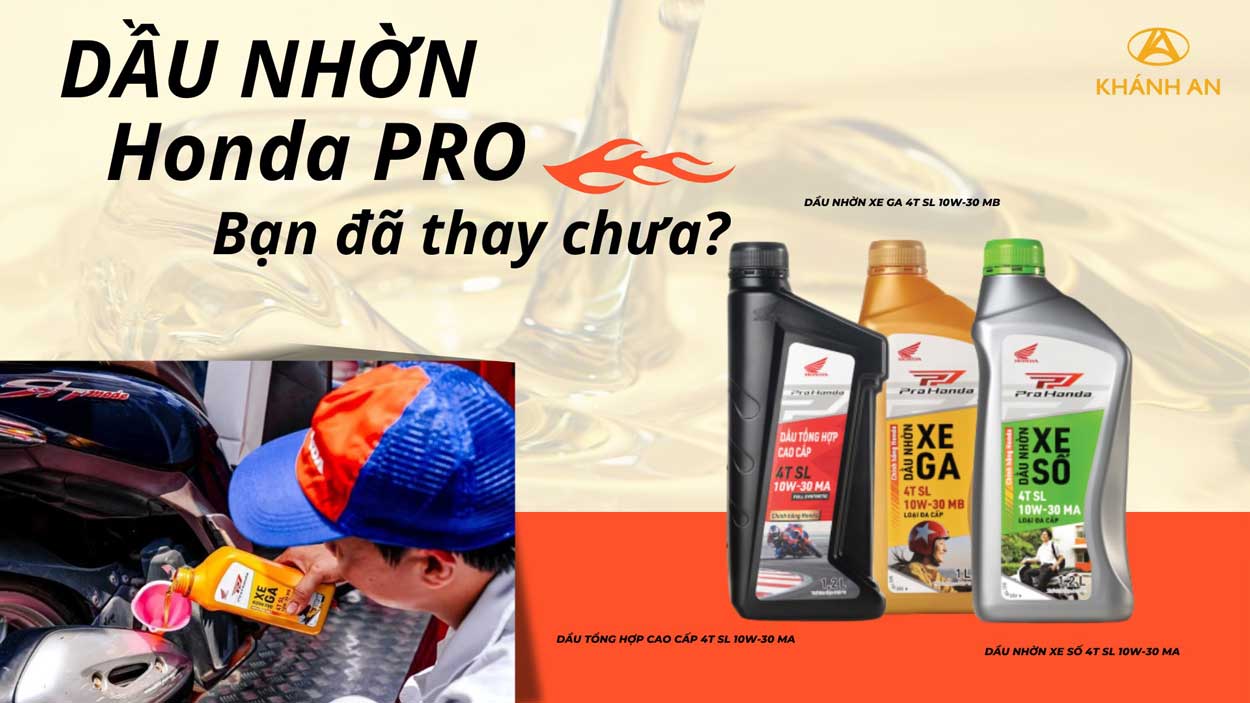 Honda Việt Nam bán dầu nhờn chuyên dụng cho xe máy