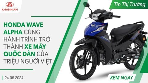 Honda Wave Alpha cùng hành trình trở thành xe máy quốc dân của triệu người Việt